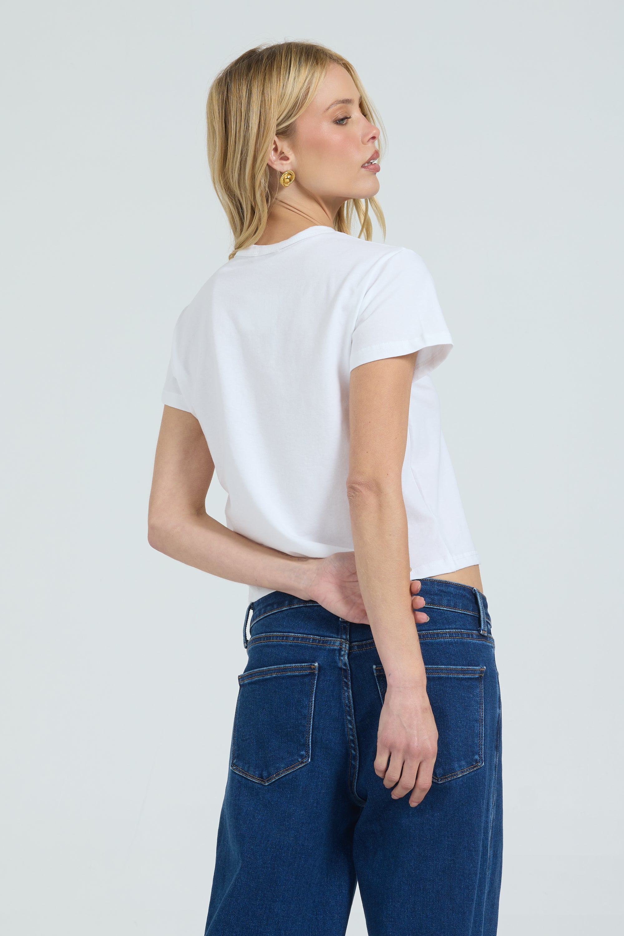 Basic B*tch White T-Shirt