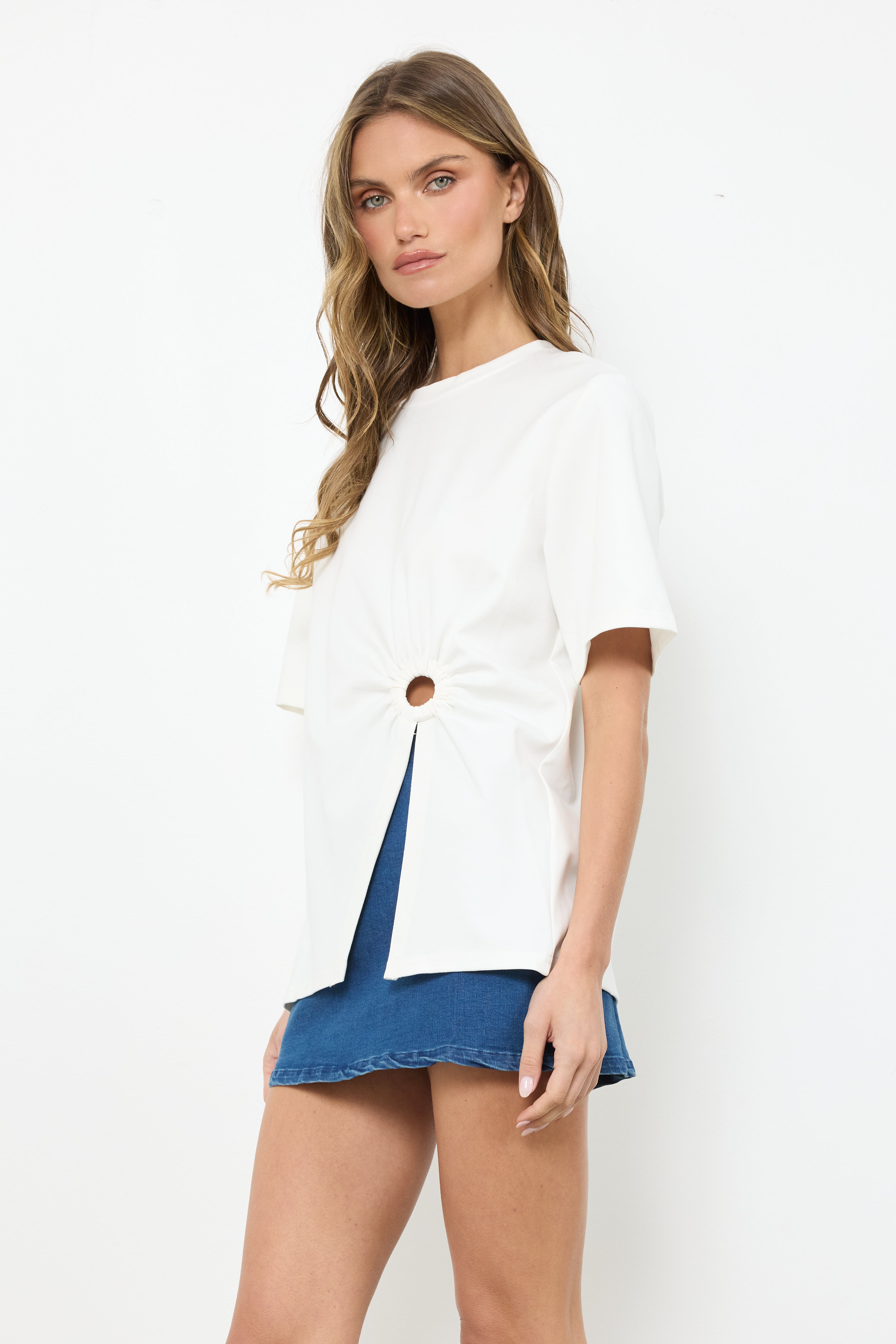 I'm Delusional White Top - Bobbles & Lace