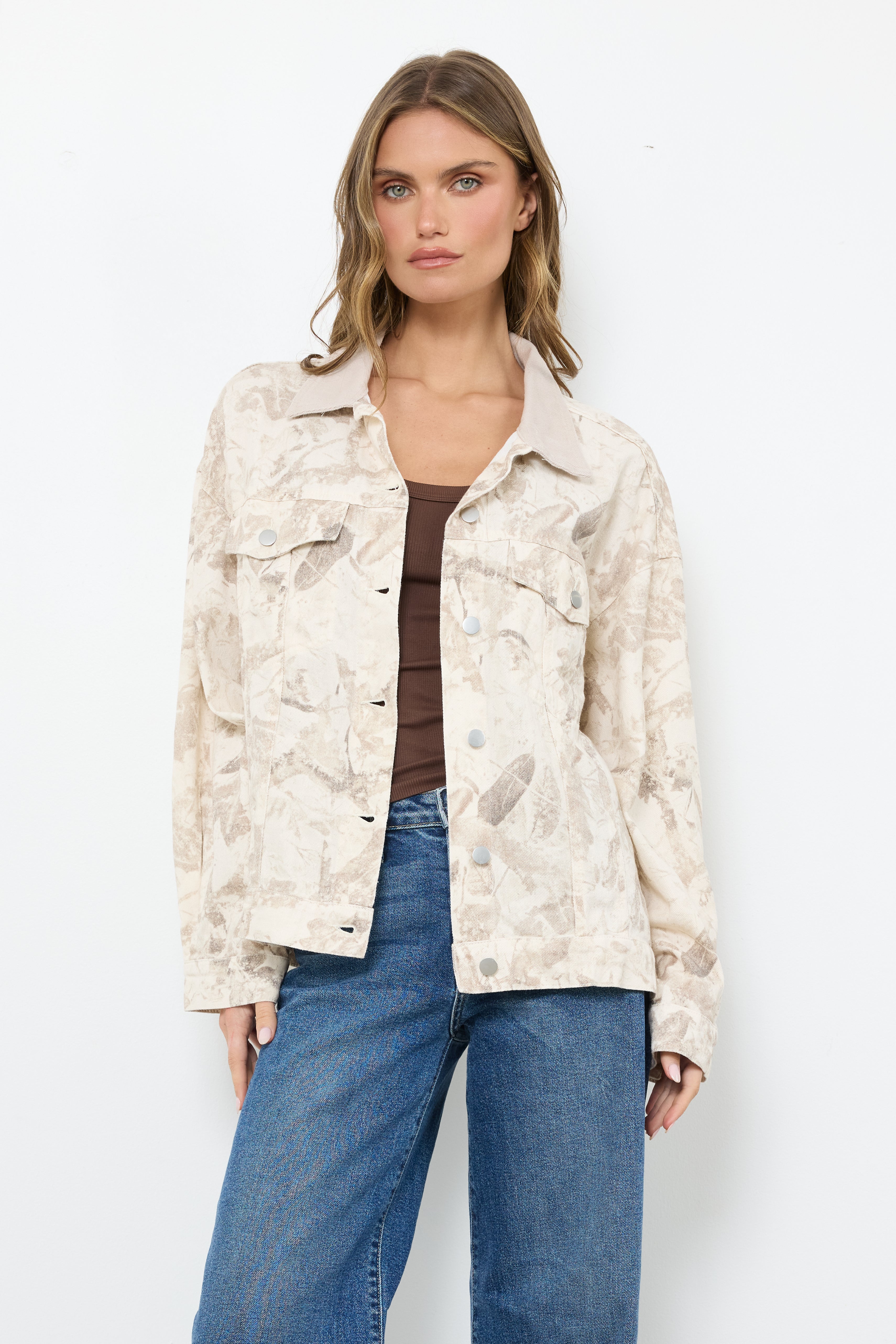 Inspired By SJ Cream Tan Jacket - Bobbles & Lace