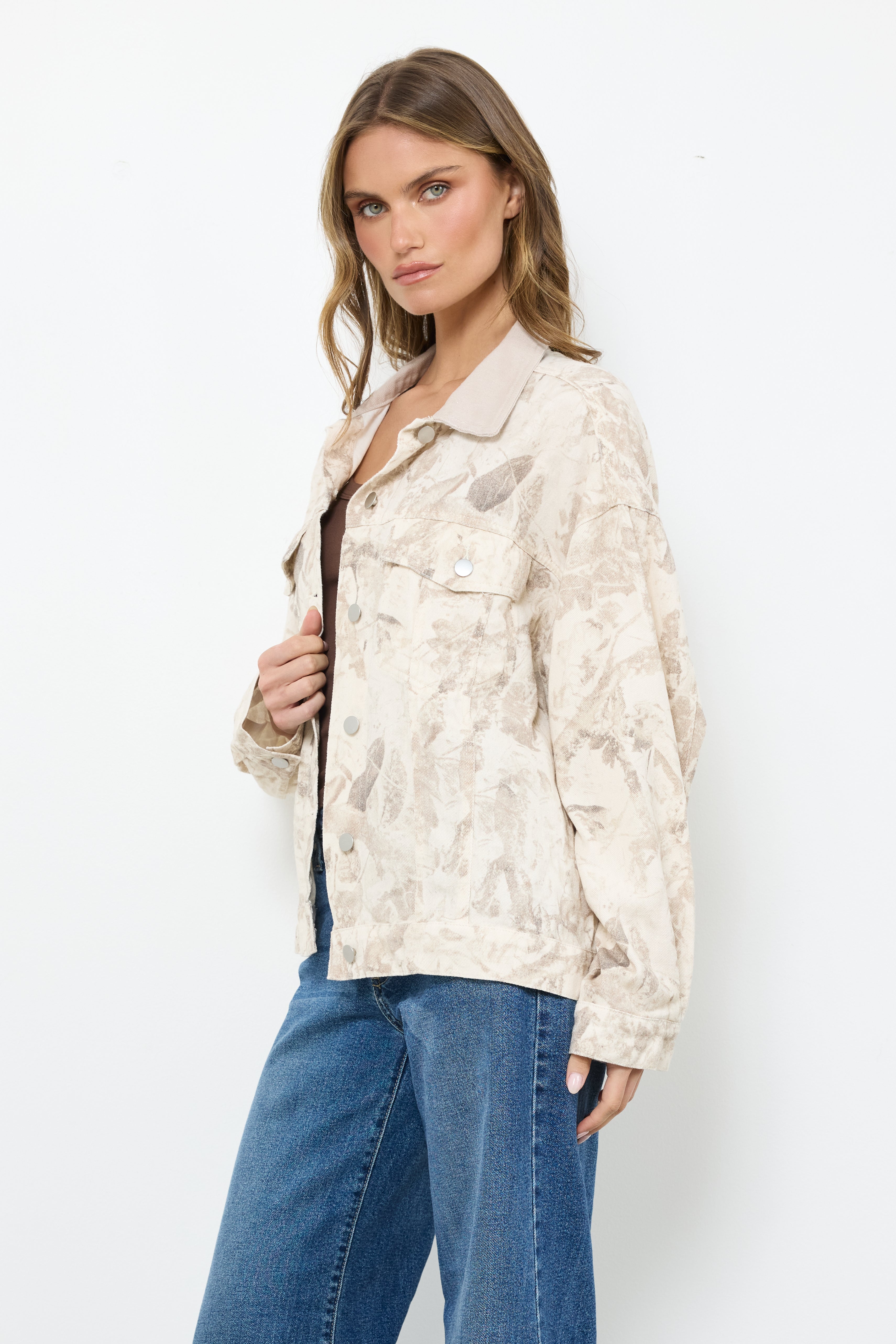 Inspired By SJ Cream Tan Jacket - Bobbles & Lace