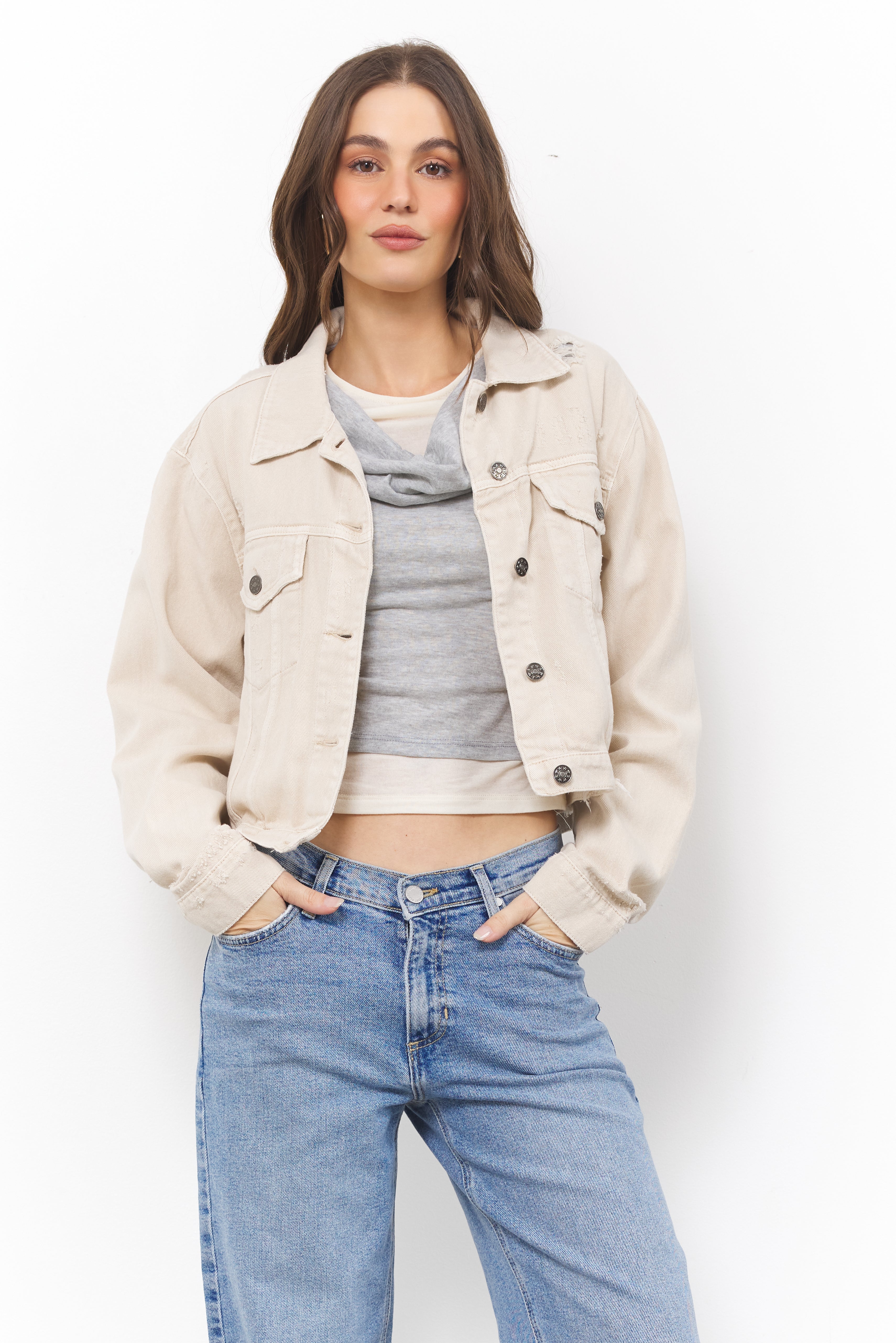 The Essential Airport Bone Jacket - Bobbles & Lace