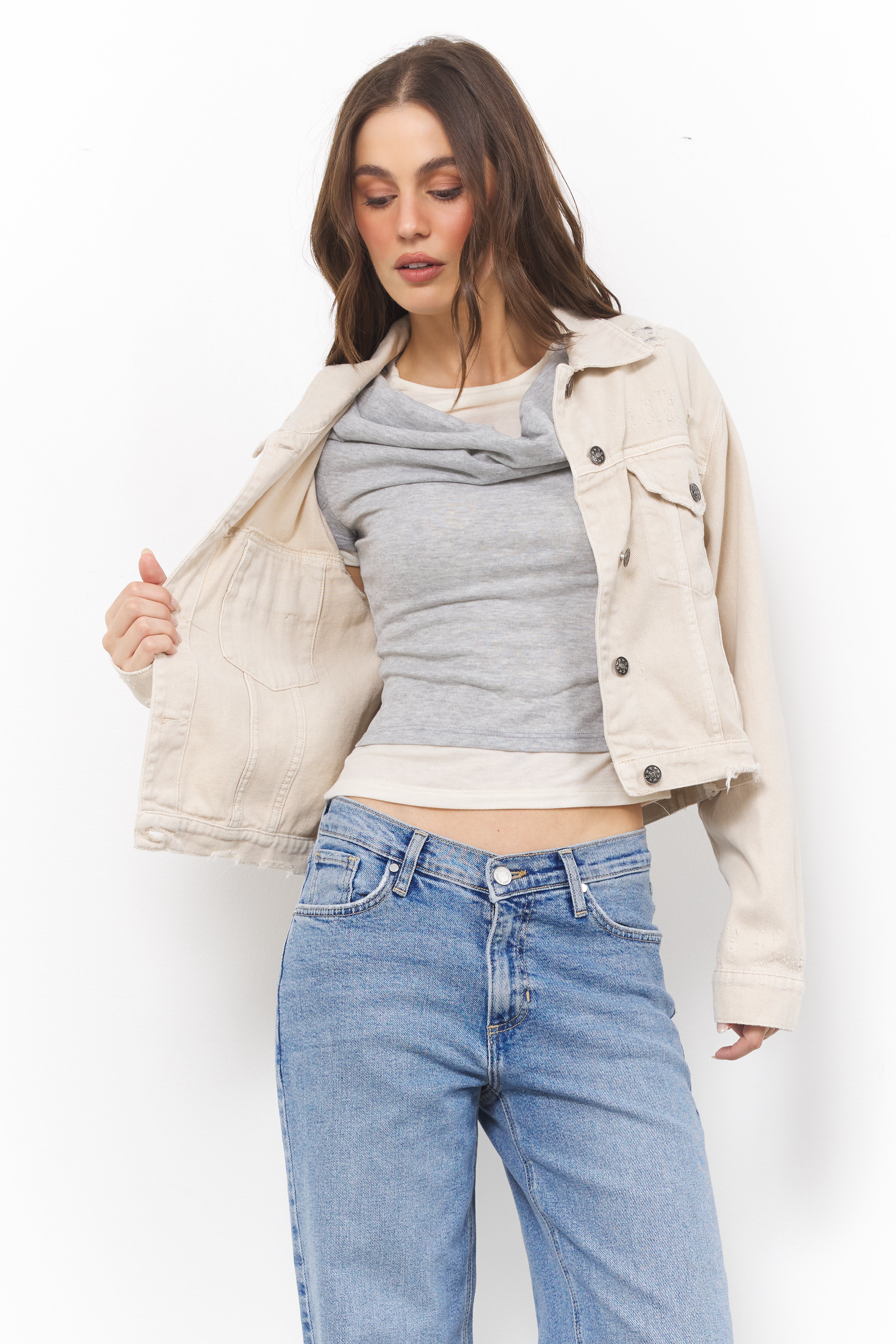 The Essential Airport Bone Jacket - Bobbles & Lace