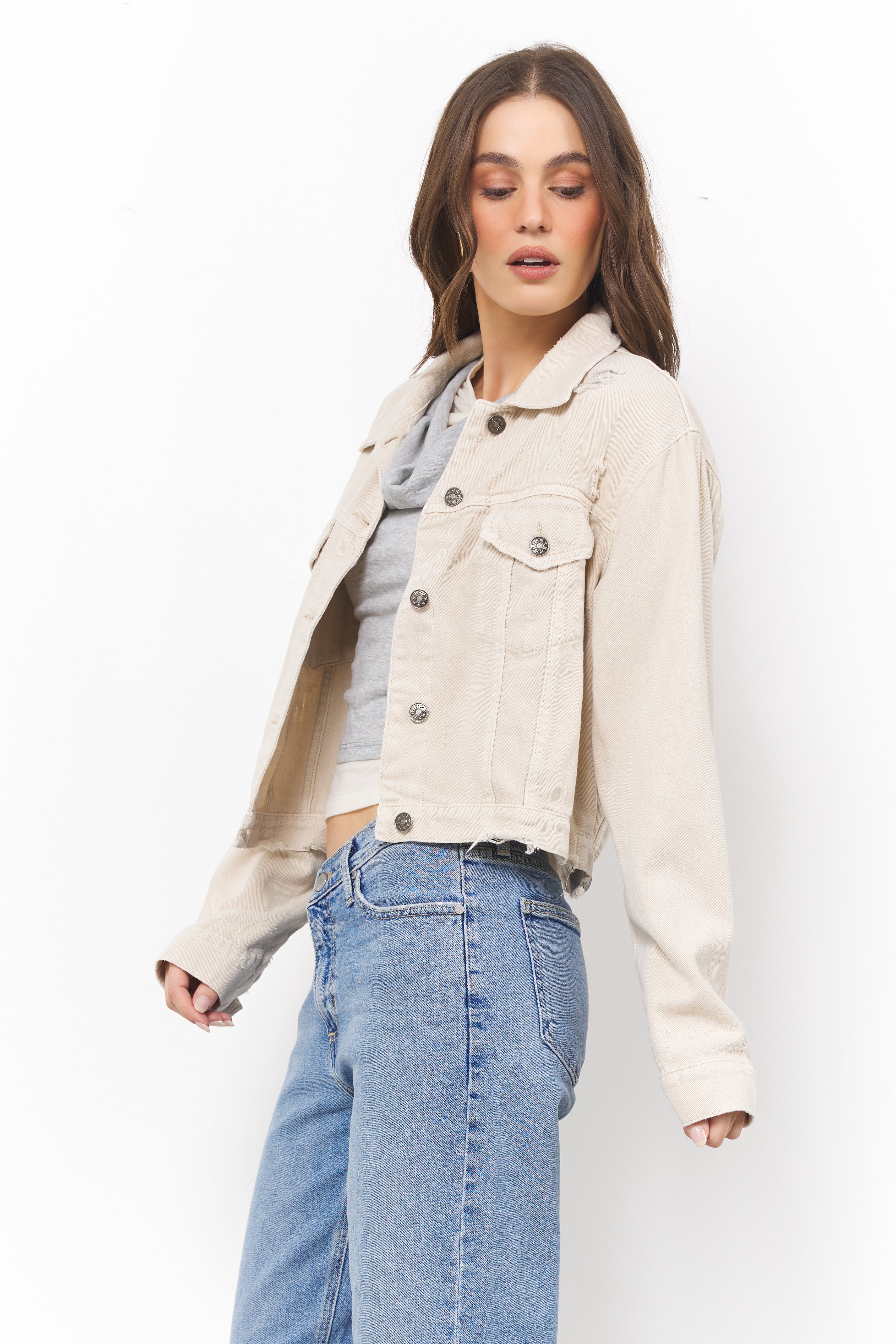 The Essential Airport Bone Jacket - Bobbles & Lace