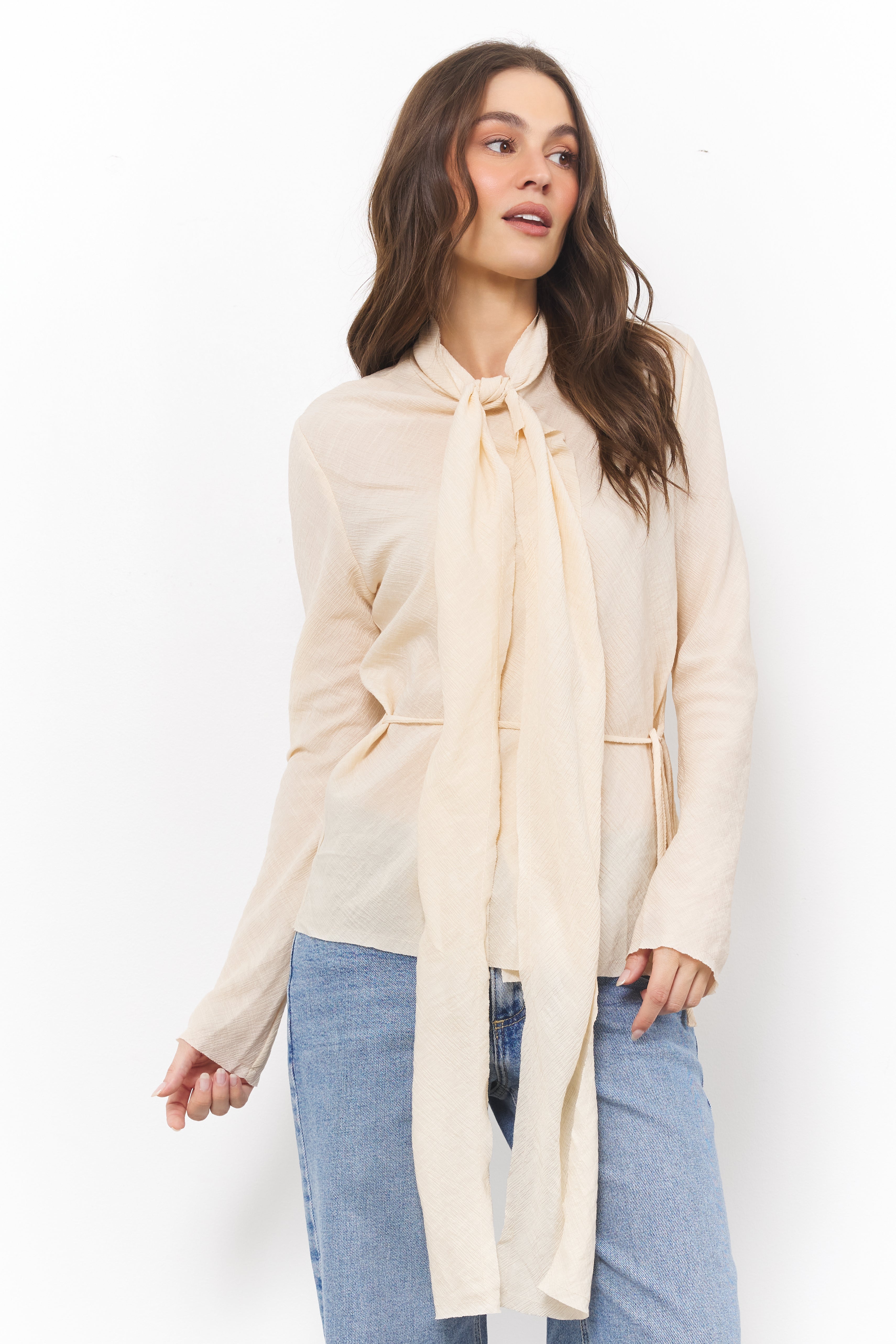 Adaline Bisque Top - Bobbles & Lace