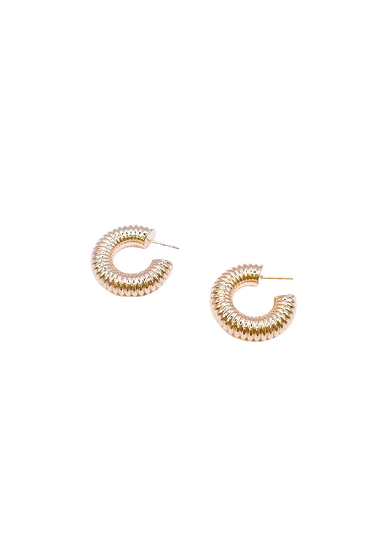 Luxury Gold Plated Hoops