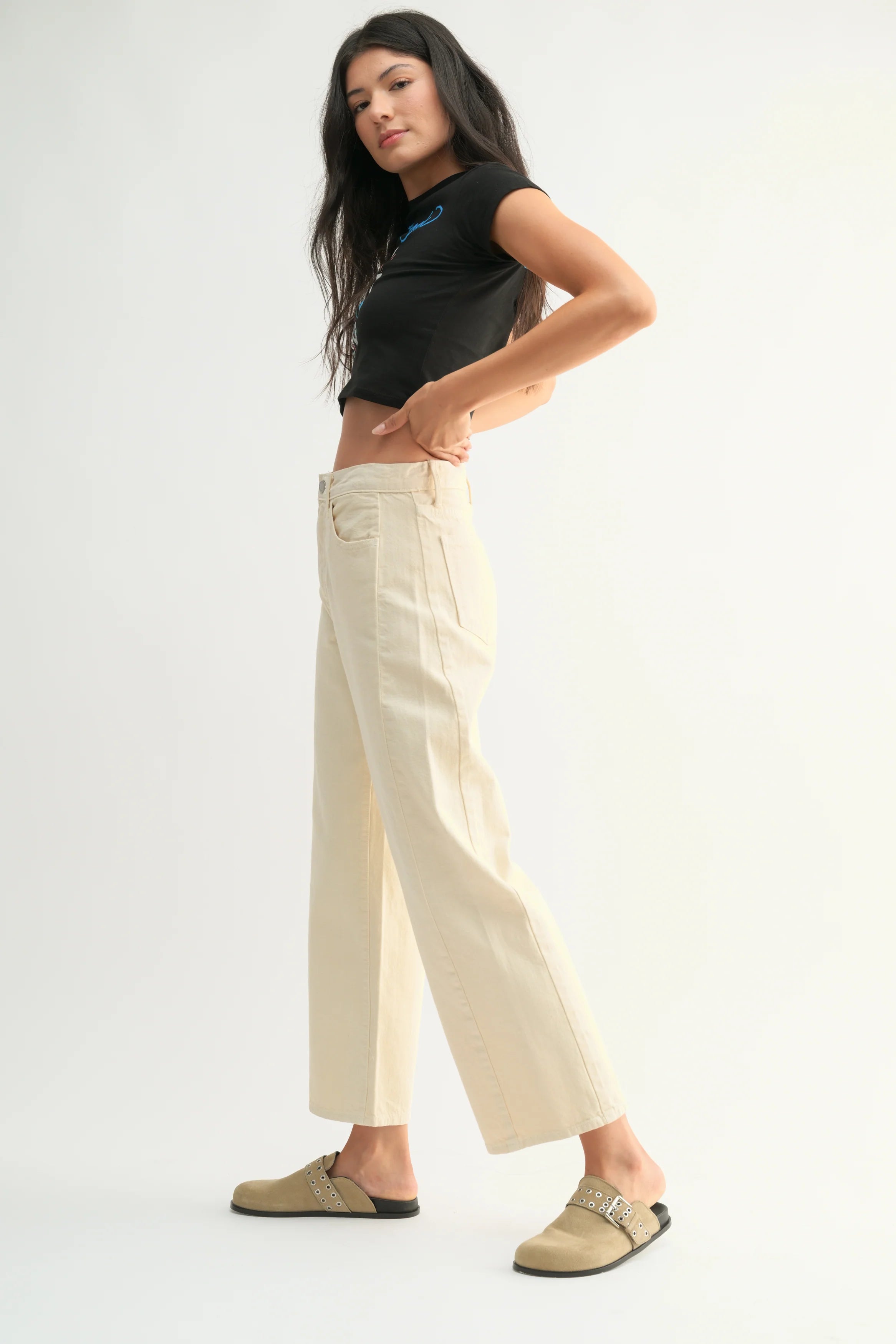 Unexpected Cloud Barrel Jeans