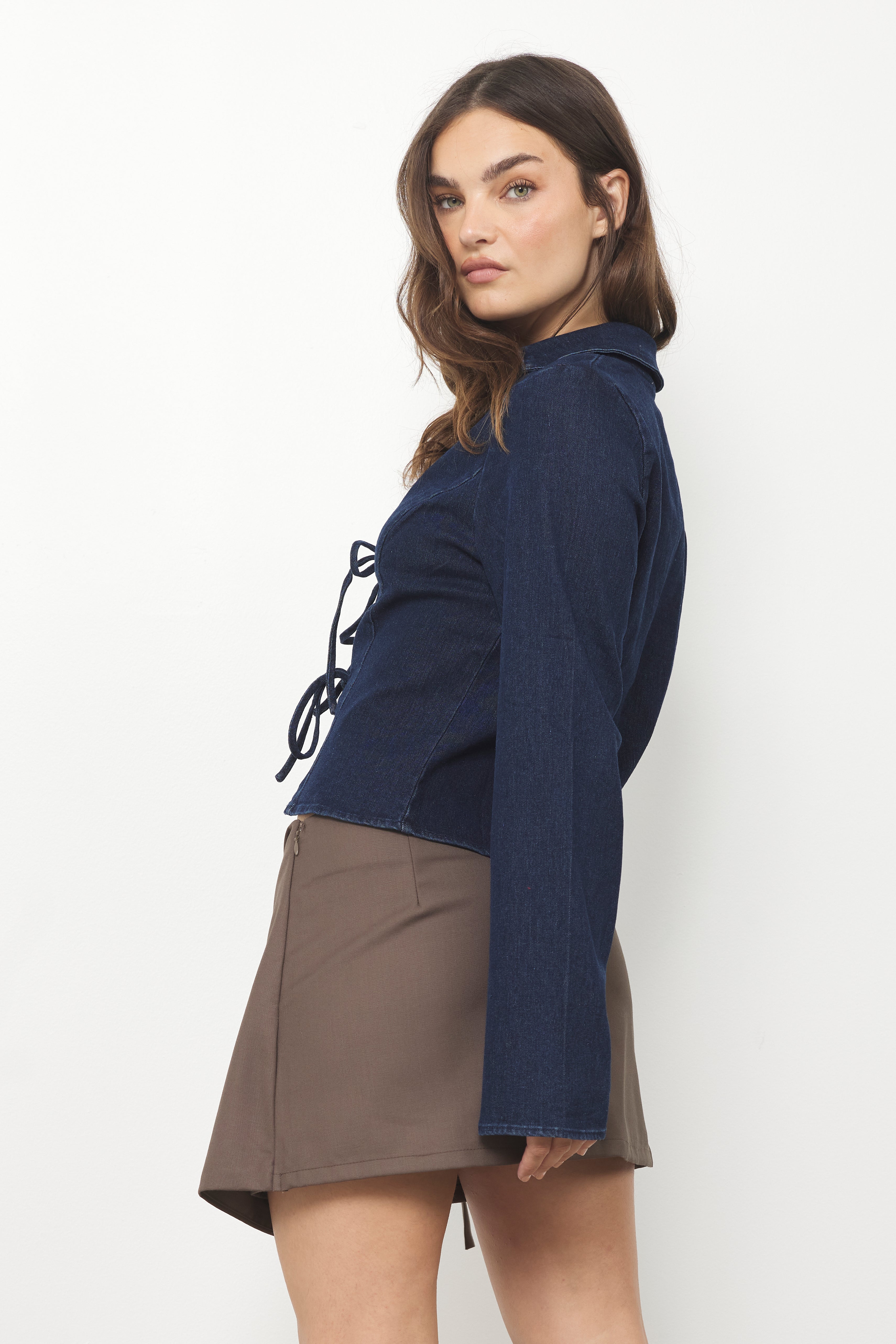 Take It To The Grave Dark Denim Top