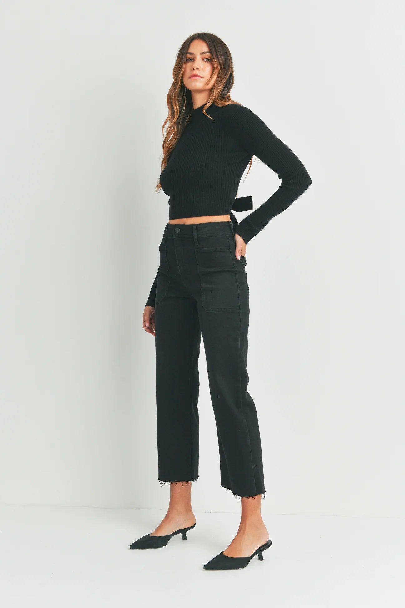 The Nautical Washed Black Jeans