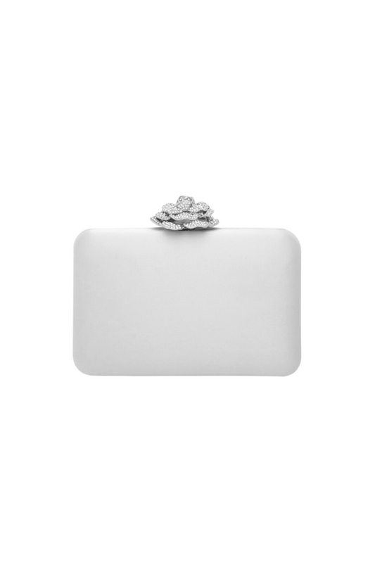 Oh You Fancy Silver Clutch
