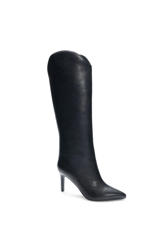 Fiora Black Leather Boot